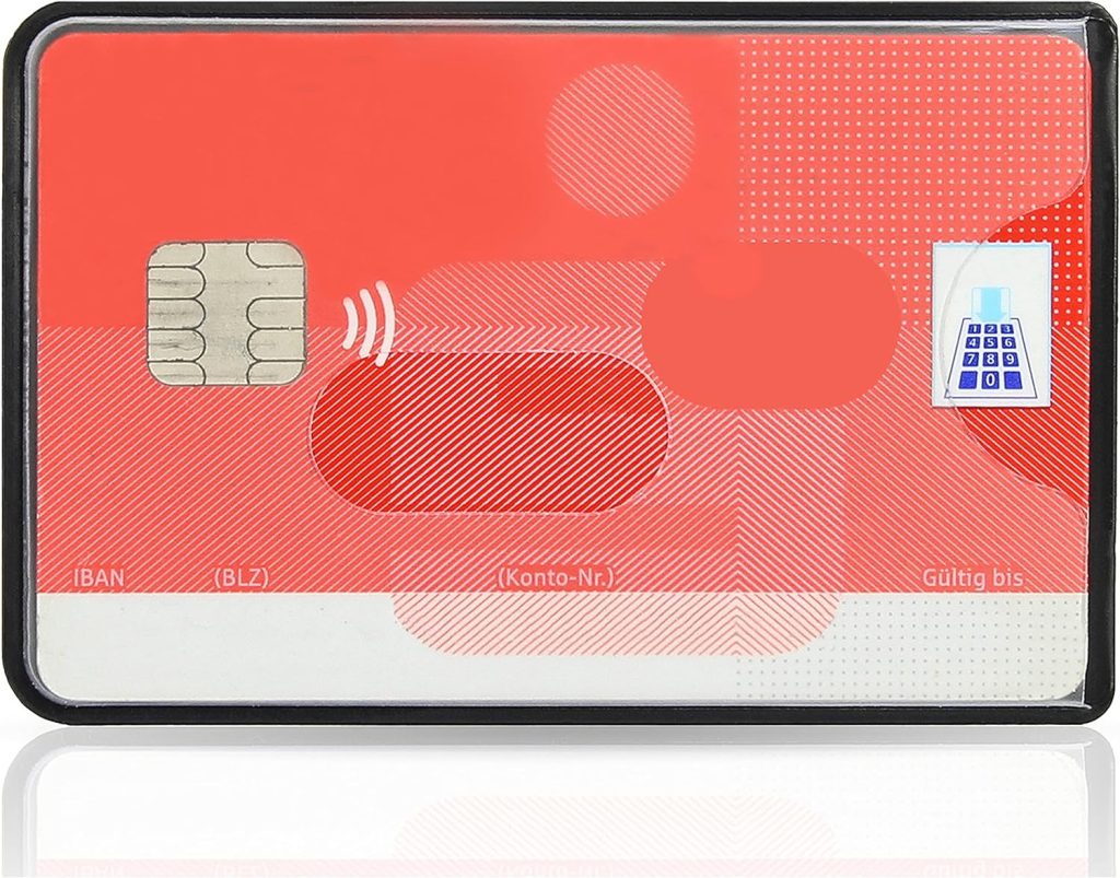 WallTrust RFID NFC Blocker Beschermende Cover - Card beschermhoes voor creditcards, Transparante Front