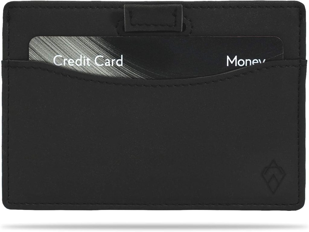 AKIELO Portemonnee, compacte kaarthouder met RFID-blokkering, minimalistische herenportemonnee